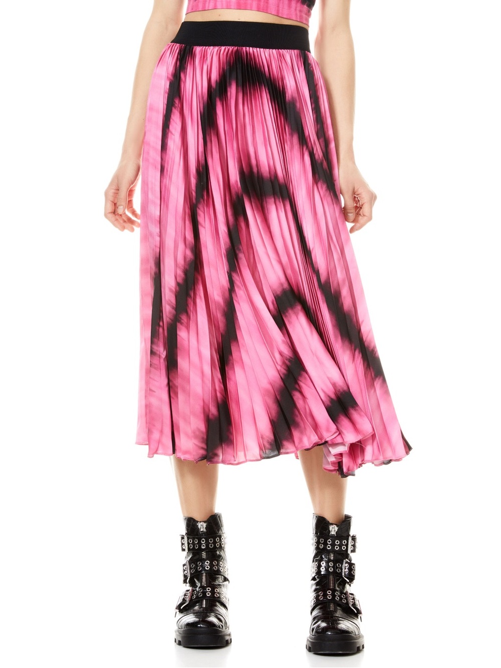 Alice+Olivia KATZ PLEATED MAXI SKIRT Size 6